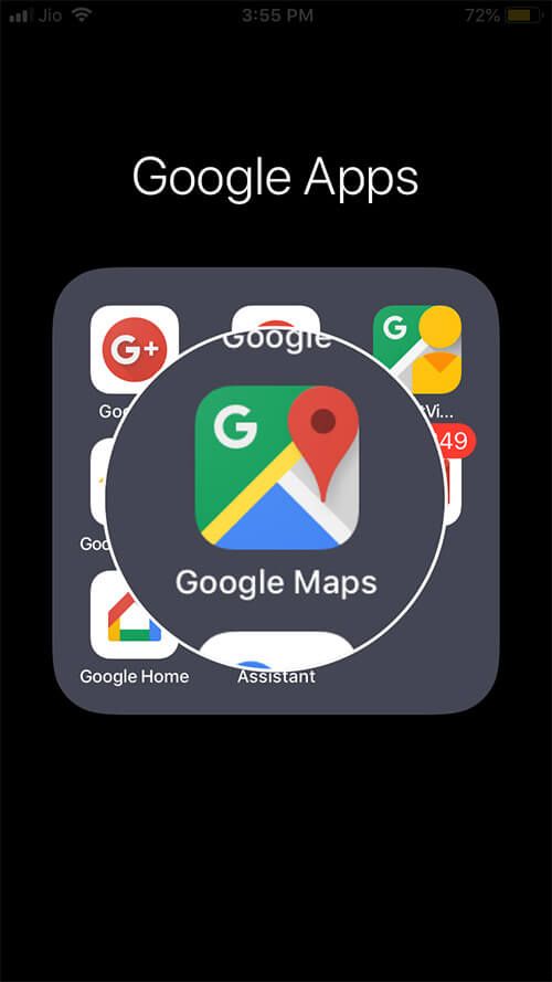 Kaip padidinti naršymo apimtį „Google“ žemėlapiuose „iPhone“