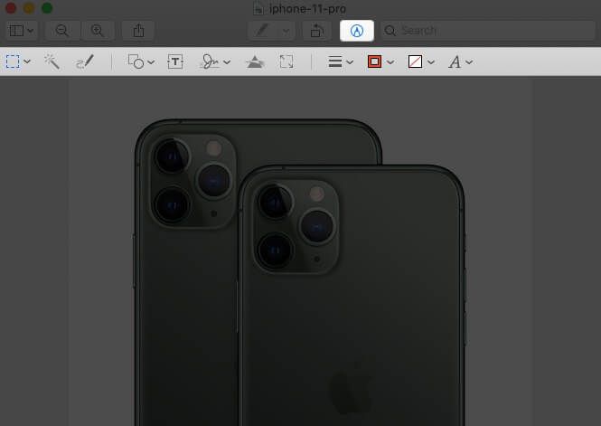 Markeringen gebruiken om schermafbeeldingen op Mac te bewerken