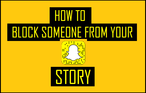 Cómo bloquear a alguien de tu historia de Snapchat